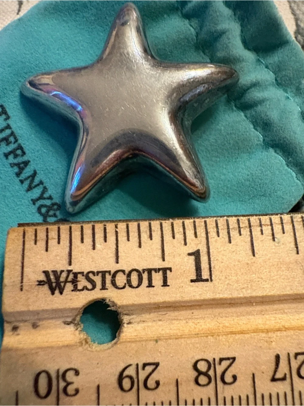 Tiffany & Co. Silver Star Brooch
